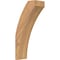 Ekena Millwork 5 1/2"W x 10"D x 22"H Thorton Smooth Knee Brace, Western Red Cedar BRC06X10X22THR00SWR - alternate 1